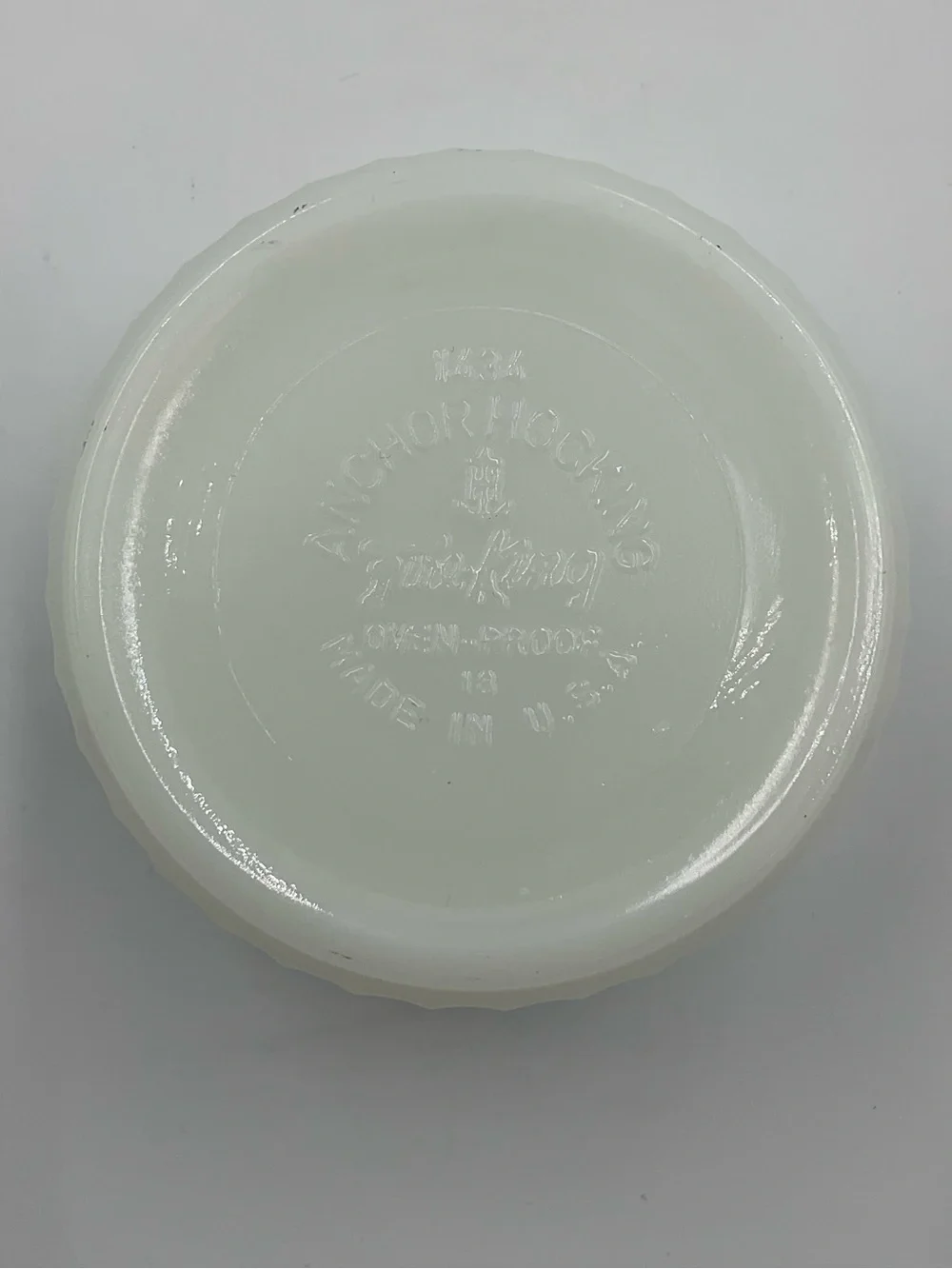 Vintage Anchor Hocking Fire-King White Milk Glass Oven-Safe Ramekins - Set of 5